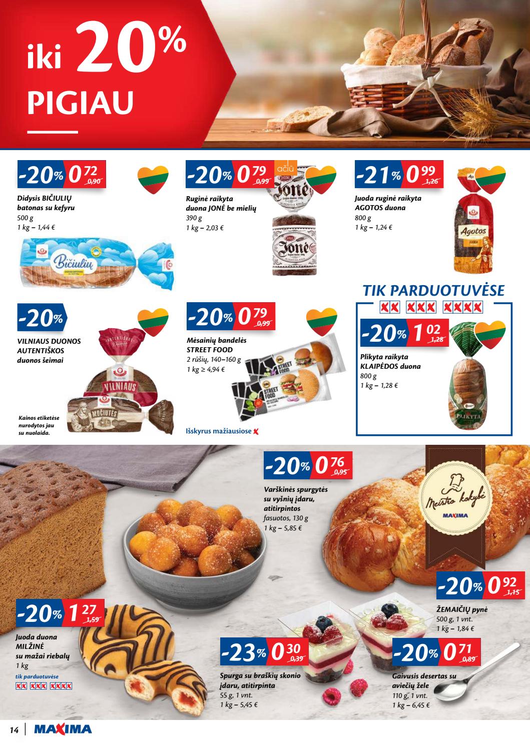 Maxima kaininis leidinys akcijos nuo 
  2020-07-21 iki 
  2020-07-27 | Leidinukas.lt puslapis 14