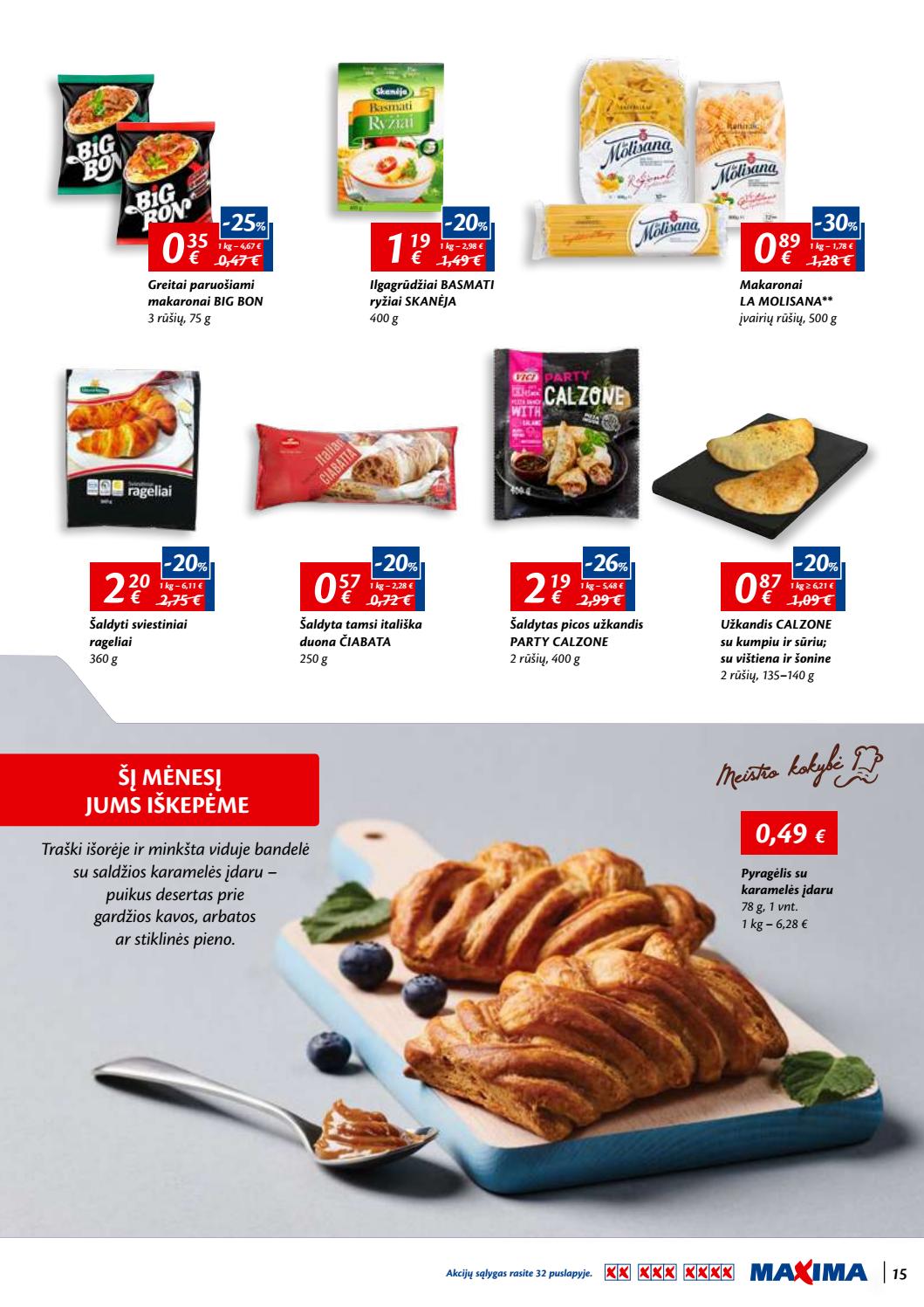Maxima kaininis leidinys akcijos nuo 
  2019-08-15 iki 
  2019-08-28 | Leidinukas.lt puslapis 15