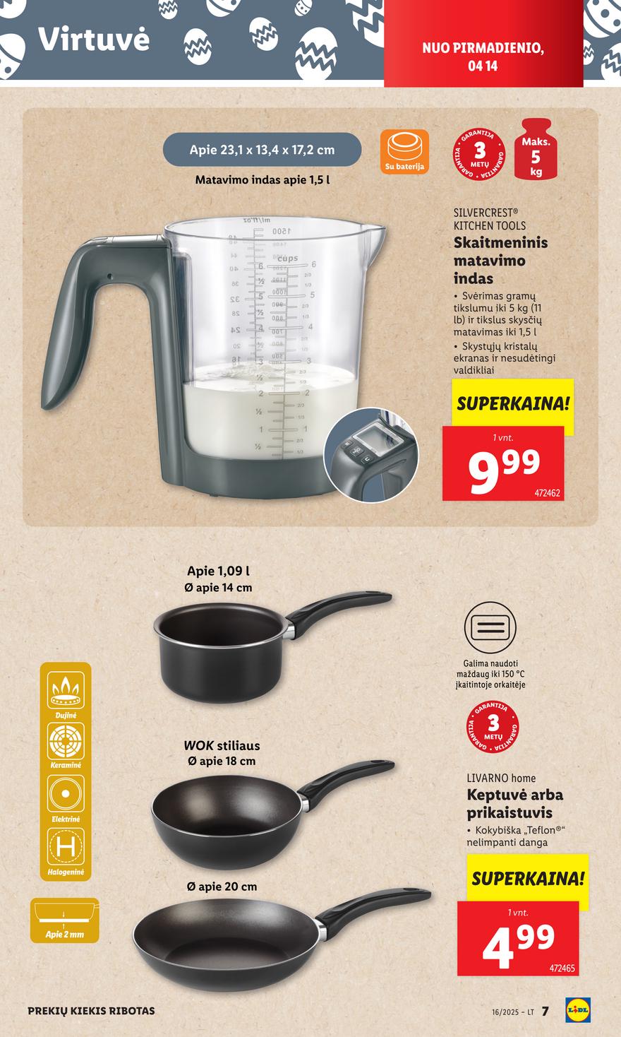 Lidl ne maisto leidinys akcijos nuo 
  2025-04-14 iki 
  2025-04-19 | Leidinukas.lt puslapis 7