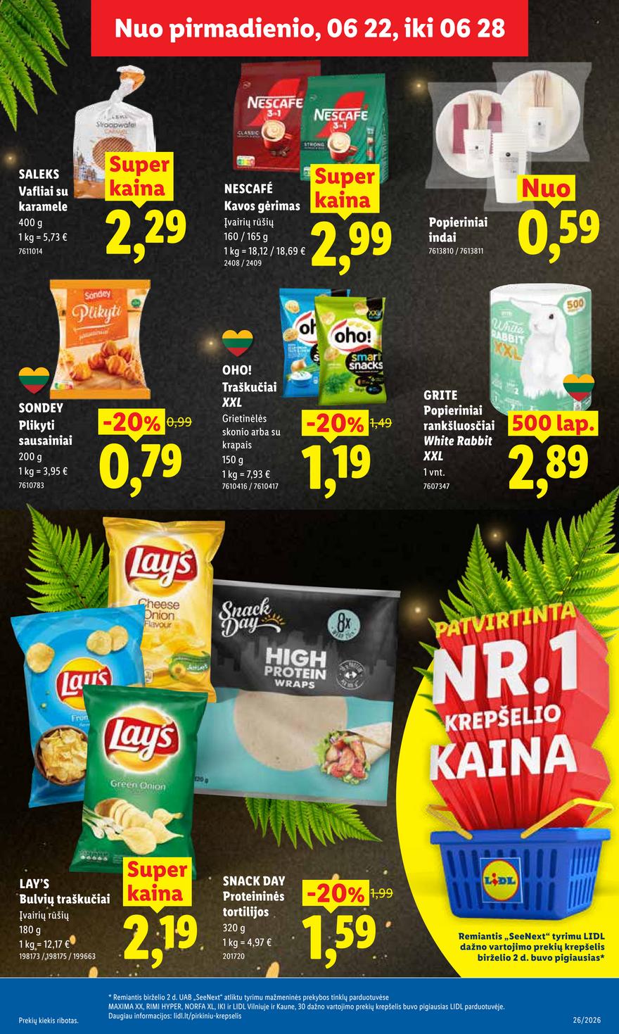 Lidl leidinys akcijos nuo 
  2026-06-22 iki 
  2026-06-28 | Leidinukas.lt puslapis 15