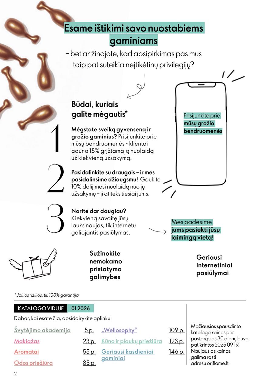 Oriflame katalogas akcijos nuo 
  2025-12-31 iki 
  2026-01-27 | Leidinukas.lt puslapis 2