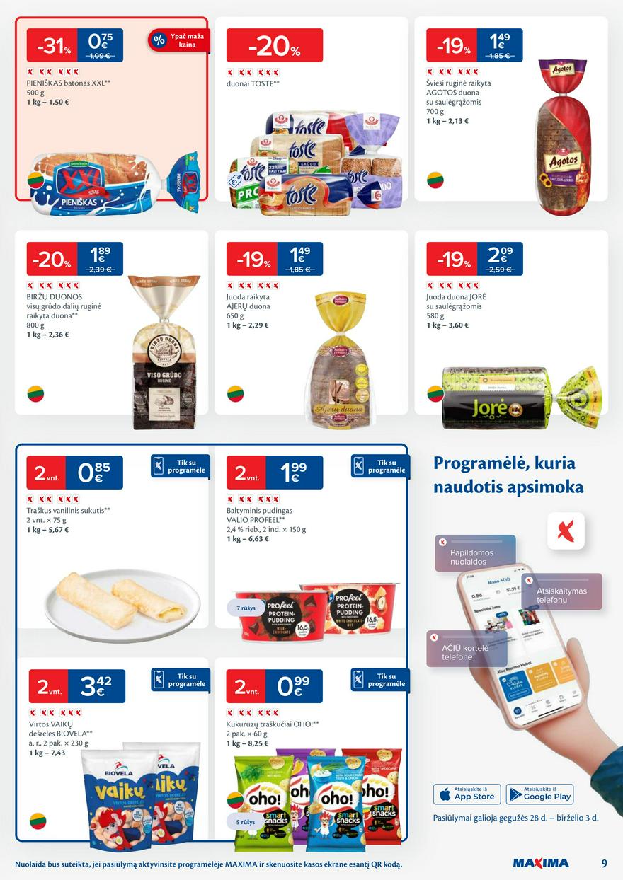 Maxima leidinys akcijos nuo 
  2024-05-28 iki 
  2024-06-03 | Leidinukas.lt puslapis 9