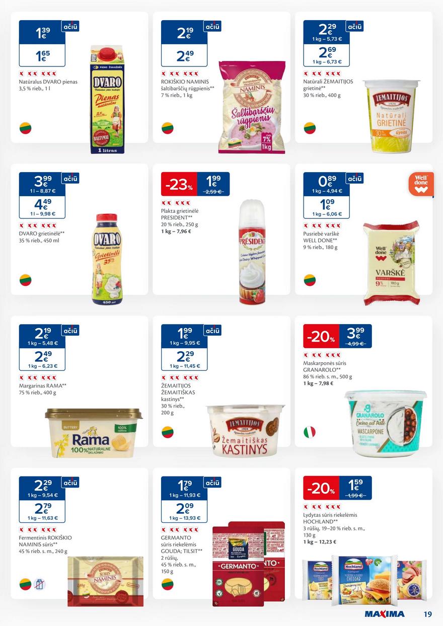 Maxima savaitinis leidinys akcijos nuo
2024-04-30 iki
2024-05-06 | Leidinukas.lt puslapis 19