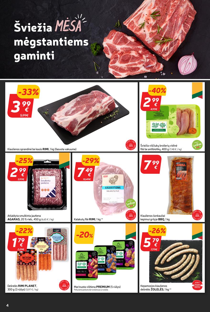 Rimi savaitinis leidinys akcijos nuo 
  2023-10-03 iki 
  2023-10-09 | Leidinukas.lt puslapis 4