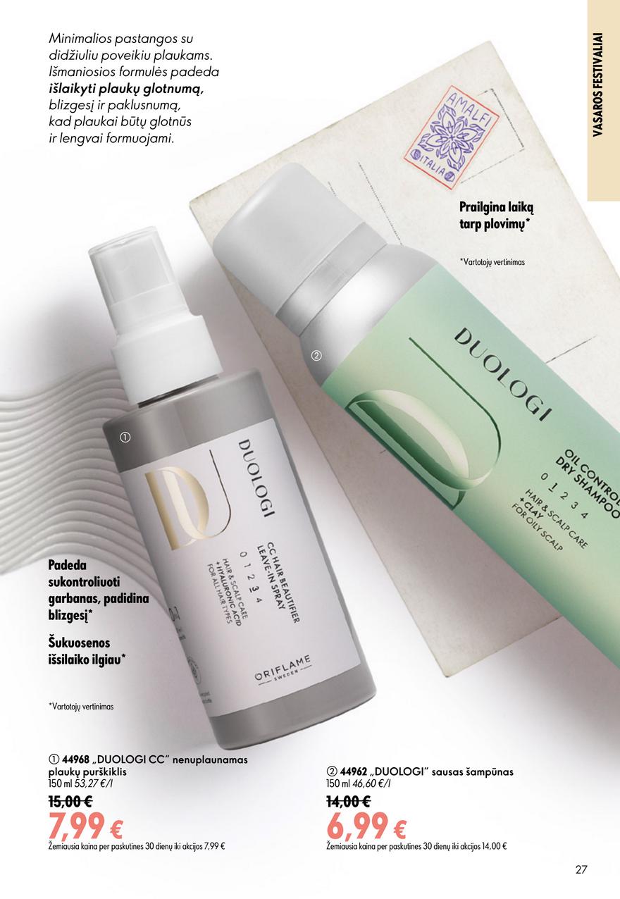 Oriflame katalogas akcijos nuo 
  2026-07-15 iki 
  2026-08-04 | Leidinukas.lt puslapis 27