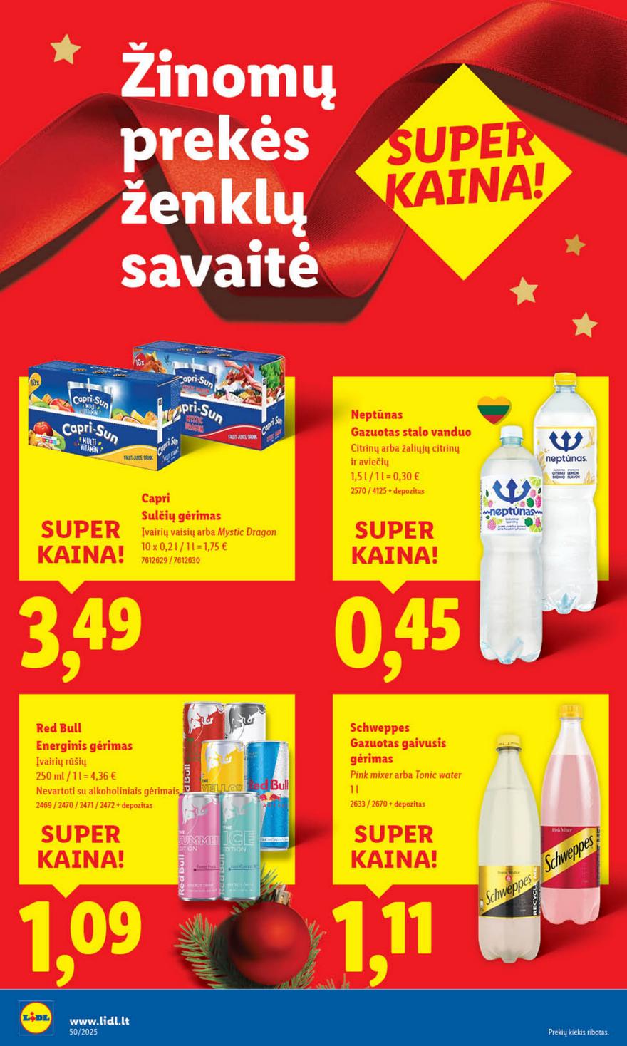 Lidl leidinys akcijos nuo 
  2025-12-08 iki 
  2025-12-14 | Leidinukas.lt puslapis 34