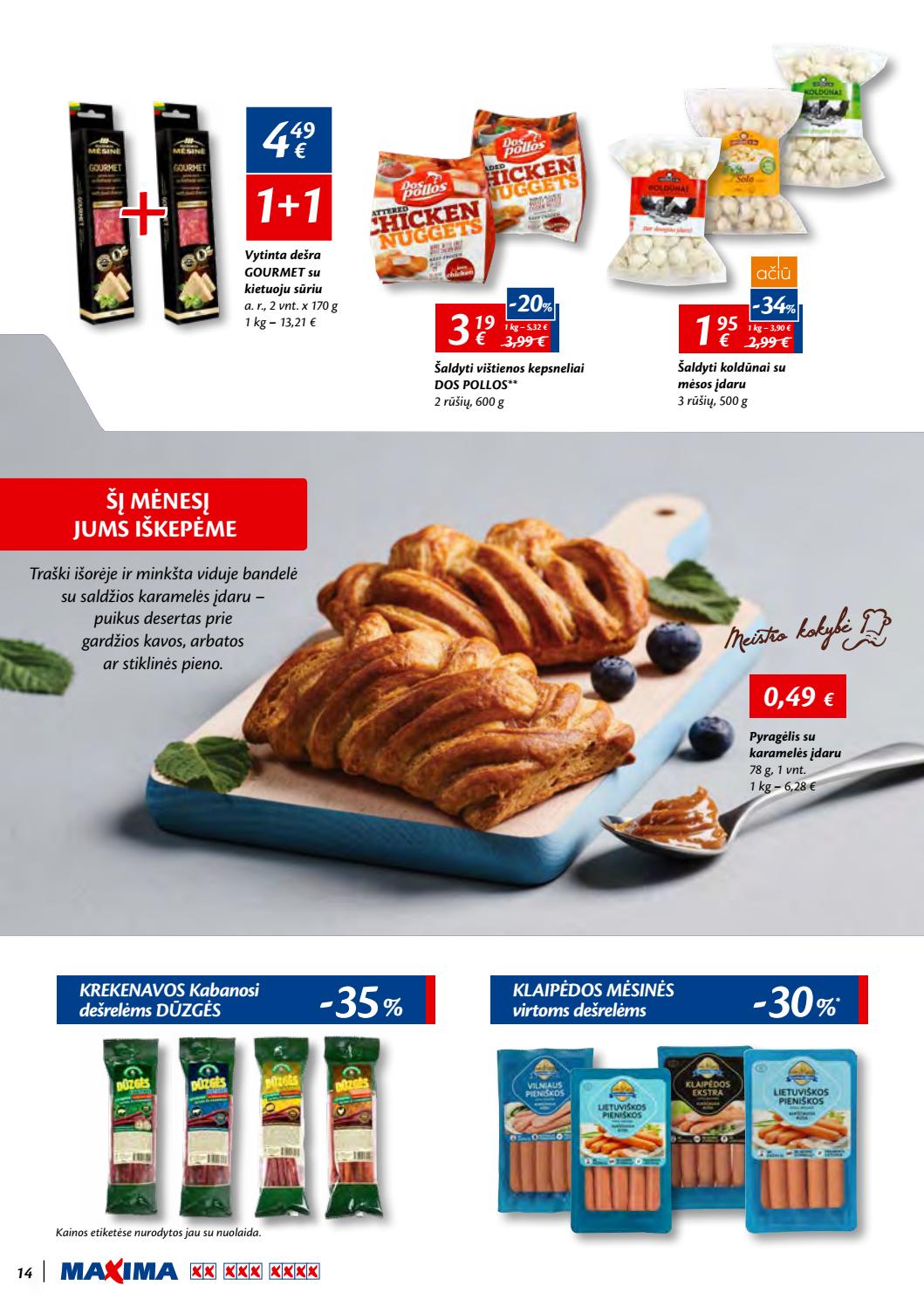 Maxima kaininis leidinys akcijos nuo 
  2019-08-01 iki 
  2019-08-14 | Leidinukas.lt puslapis 14