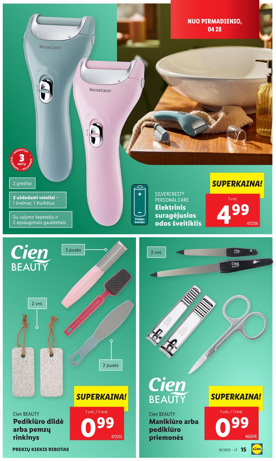 Lidl leidinys akcijos nuo 
  2025-04-28 iki 
  2025-05-04 | Leidinukas.lt puslapis 15