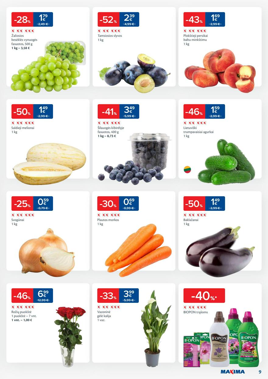 Maxima savaitinis leidinys akcijos nuo 
  2024-07-02 iki 
  2024-07-08 | Leidinukas.lt puslapis 9