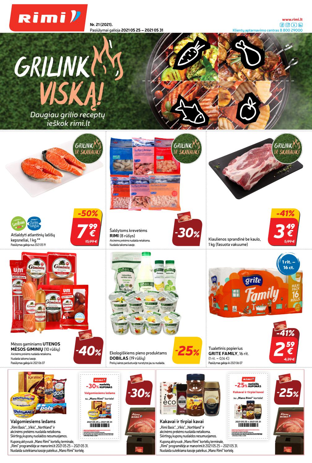 Rimi savaitinis leidinys akcijos nuo 
  2021-05-25 iki 
  2021-05-31 | Leidinukas.lt puslapis 1