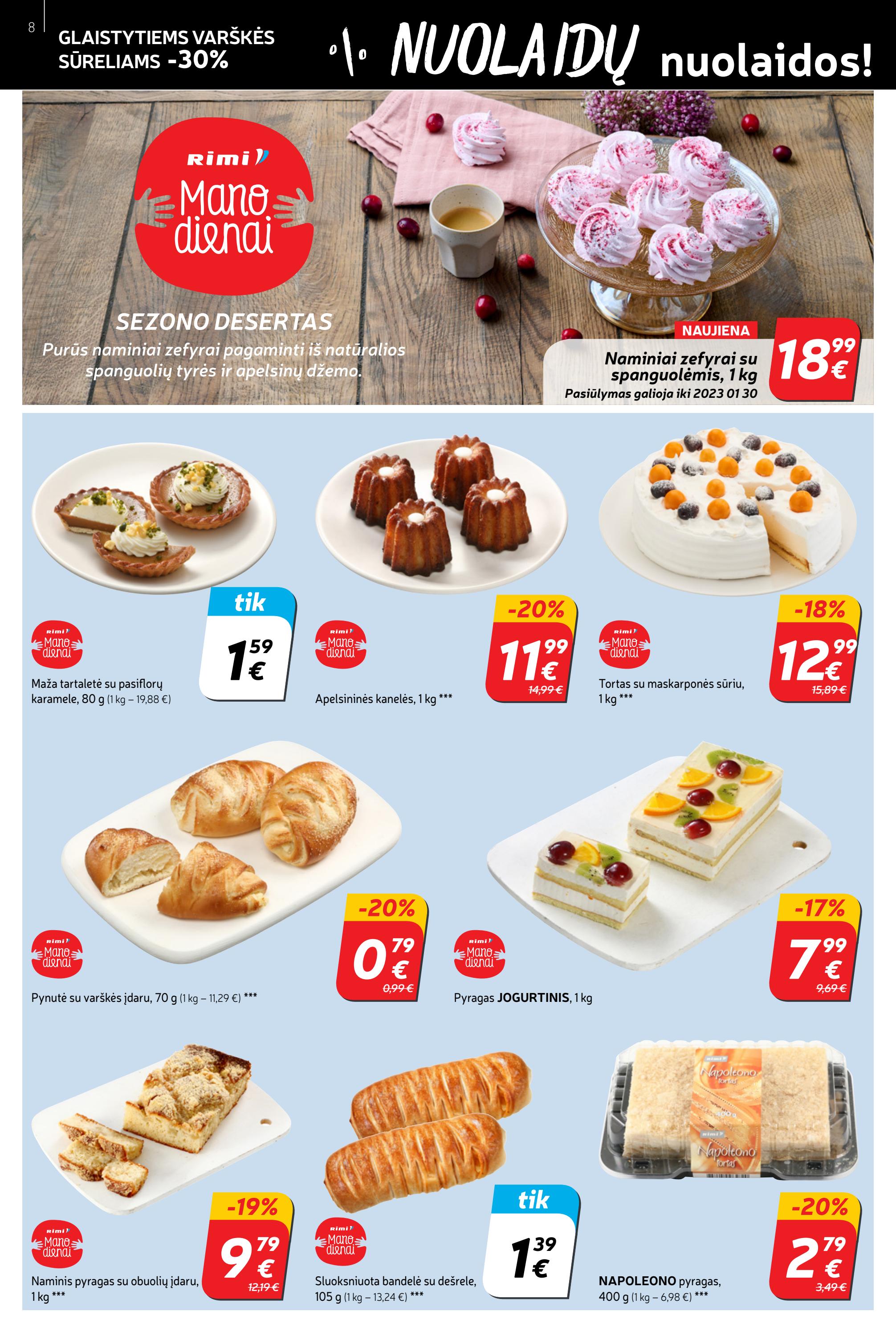 Rimi savaitinis leidinys akcijos nuo 
  2023-01-17 iki 
  2023-01-23 | Leidinukas.lt puslapis 8