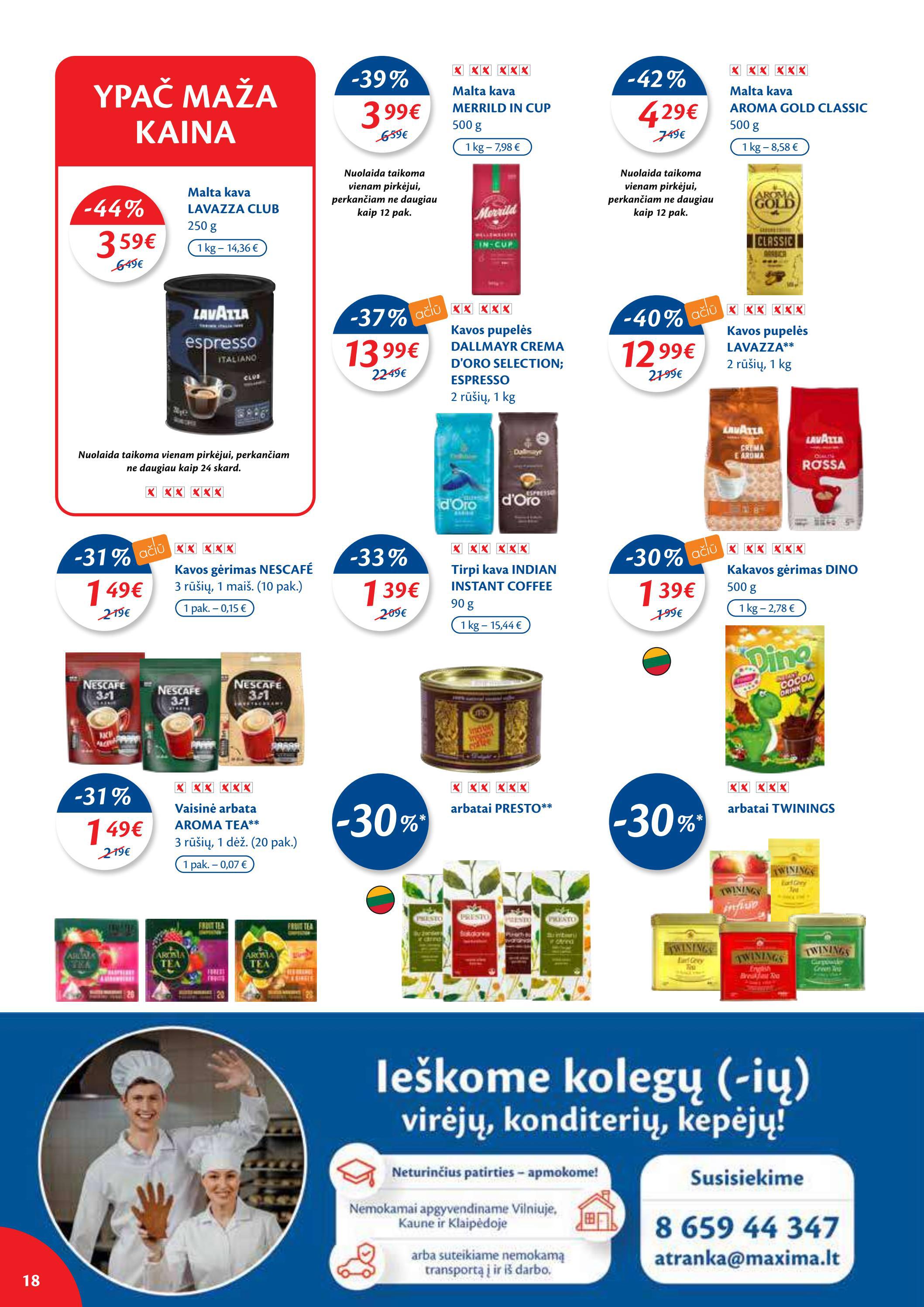 Maxima kaininis leidinys akcijos nuo 
  2022-03-29 iki 
  2022-04-04 | Leidinukas.lt puslapis 18
