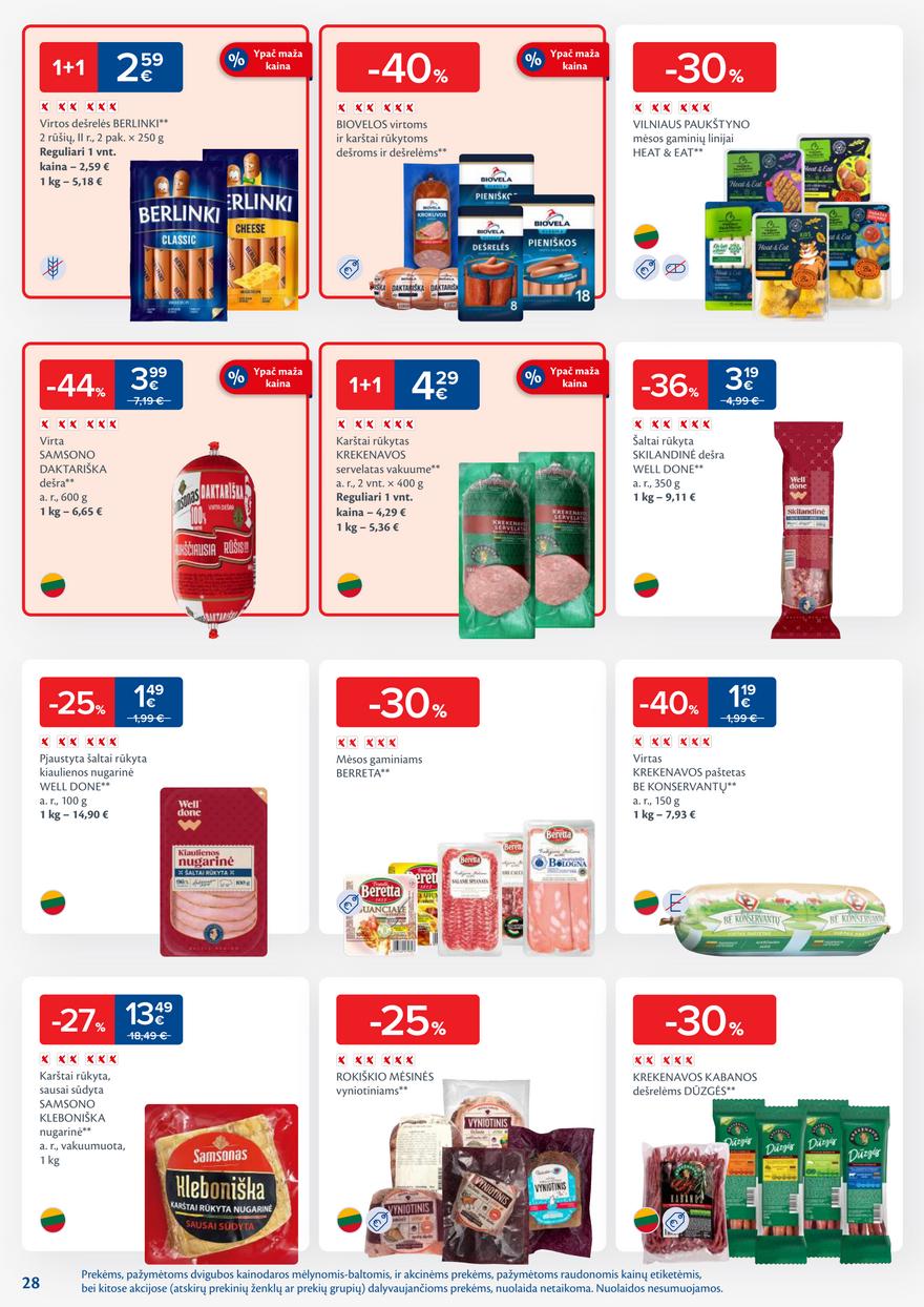 Maxima leidinukas akcijos nuo 
  2026-01-13 iki 
  2026-01-19 | Leidinukas.lt puslapis 28
