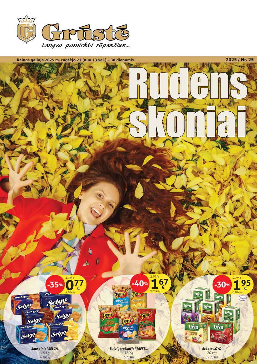 Grūstės leidinys akcijos nuo 
  2025-09-21 iki 
  2025-09-30 | Leidinukas.lt puslapis 1