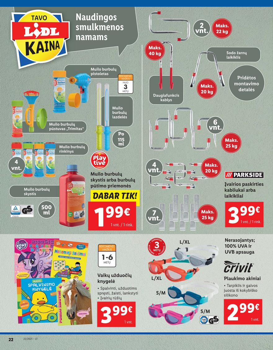 Ldil ne maisto prekių pasiūlymai akcijos nuo 
  2021-05-31 iki 
  2021-06-06 | Leidinukas.lt puslapis 22