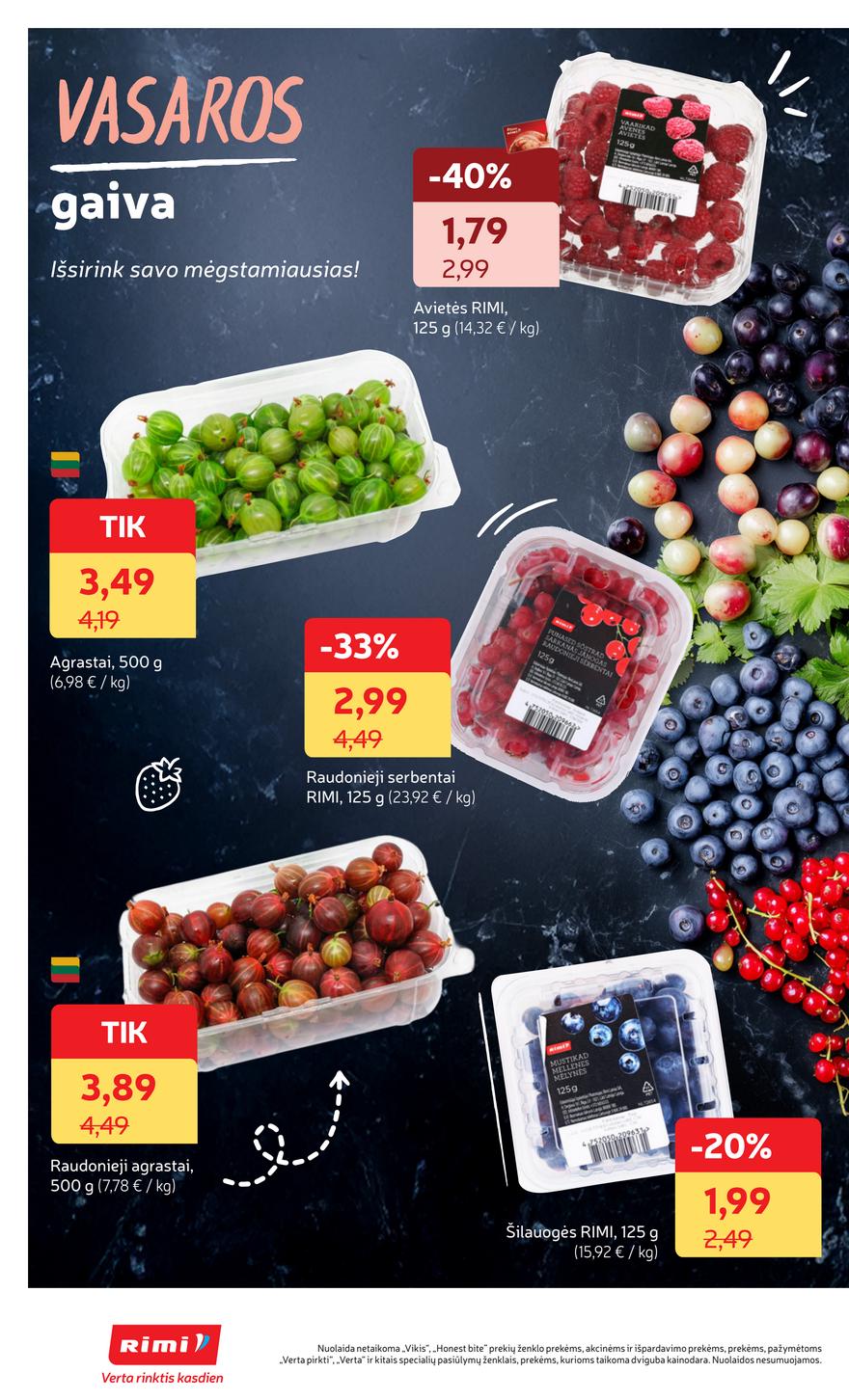 Rimi savaitinis leidinys 30 akcijos nuo
2025-07-22 iki
2025-07-28 | Leidinukas.lt puslapis 8
