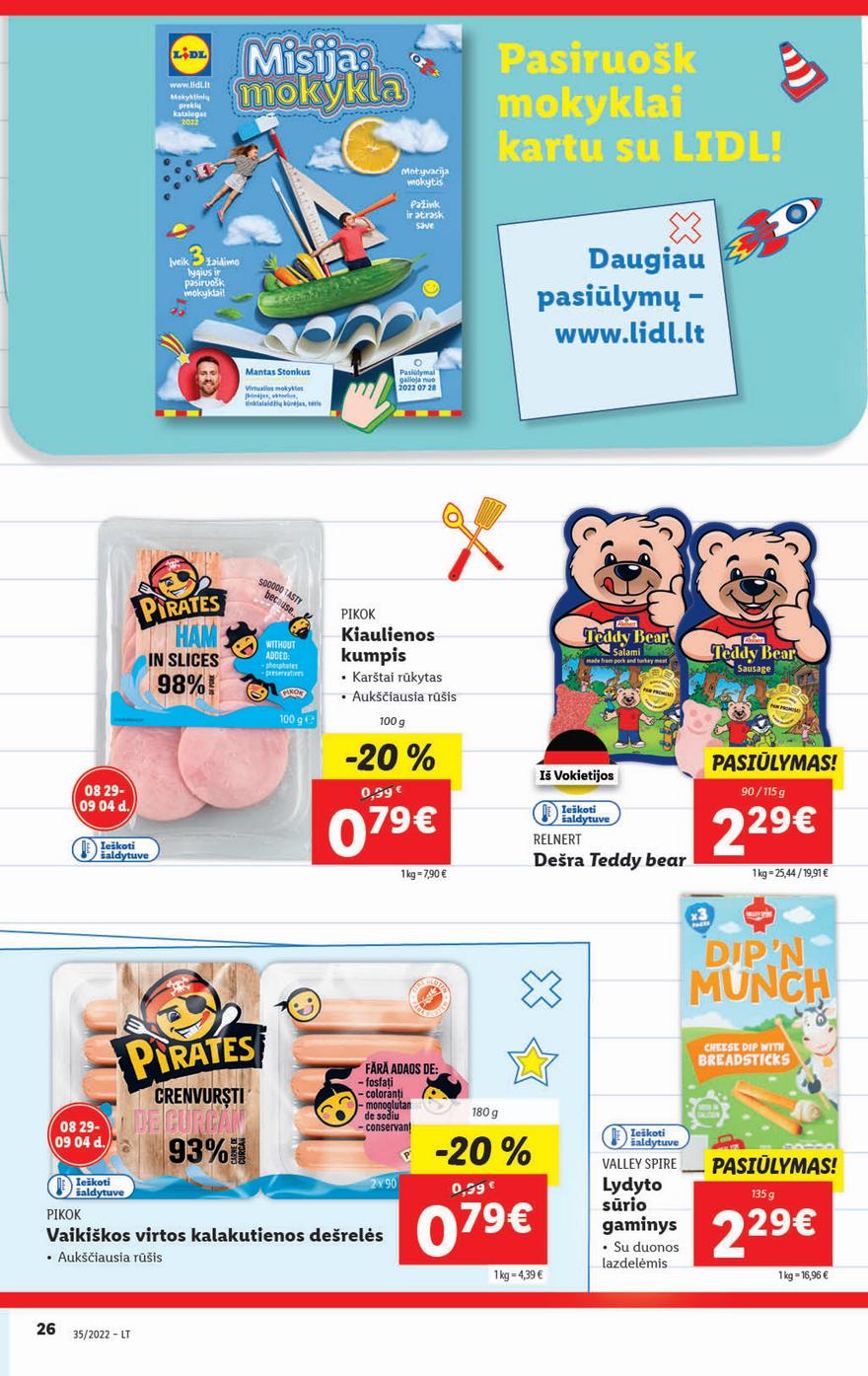 Ldil maisto leidinys akcijos nuo 
  2022-08-29 iki 
  2022-09-04 | Leidinukas.lt puslapis 26