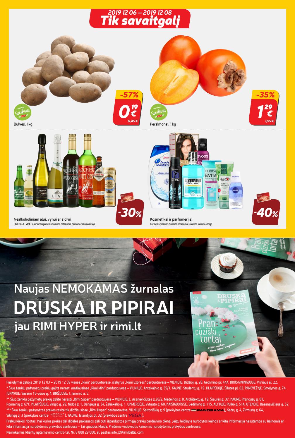 Rimi savaitinis leidinys akcijos nuo 
  2019-12-03 iki 
  2019-12-09 | Leidinukas.lt puslapis 24