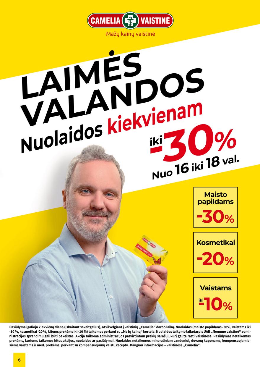 Camelia gegužės leidinys akcijos nuo 
  2023-05-01 iki 
  2023-05-31 | Leidinukas.lt puslapis 6