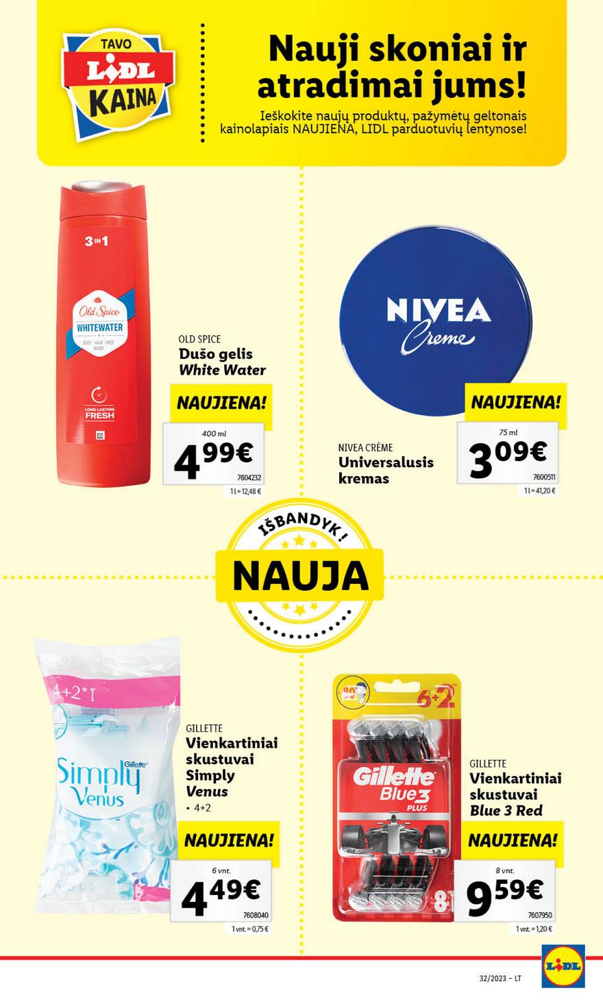Lidl pasiūlymai akcijos nuo 
  2023-08-07 iki 
  2023-08-13 | Leidinukas.lt puslapis 52