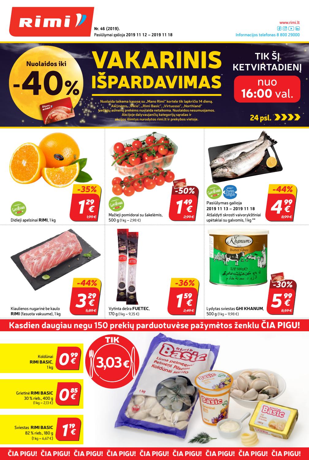 Rimi savaitinis leidinys akcijos nuo 
  2019-11-12 iki 
  2019-11-18 | Leidinukas.lt puslapis 1