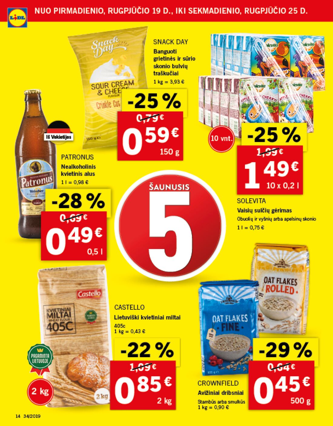 Lidl savaitinis leidinys akcijos nuo 
  2019-08-19 iki 
  2019-08-25 | Leidinukas.lt puslapis 14