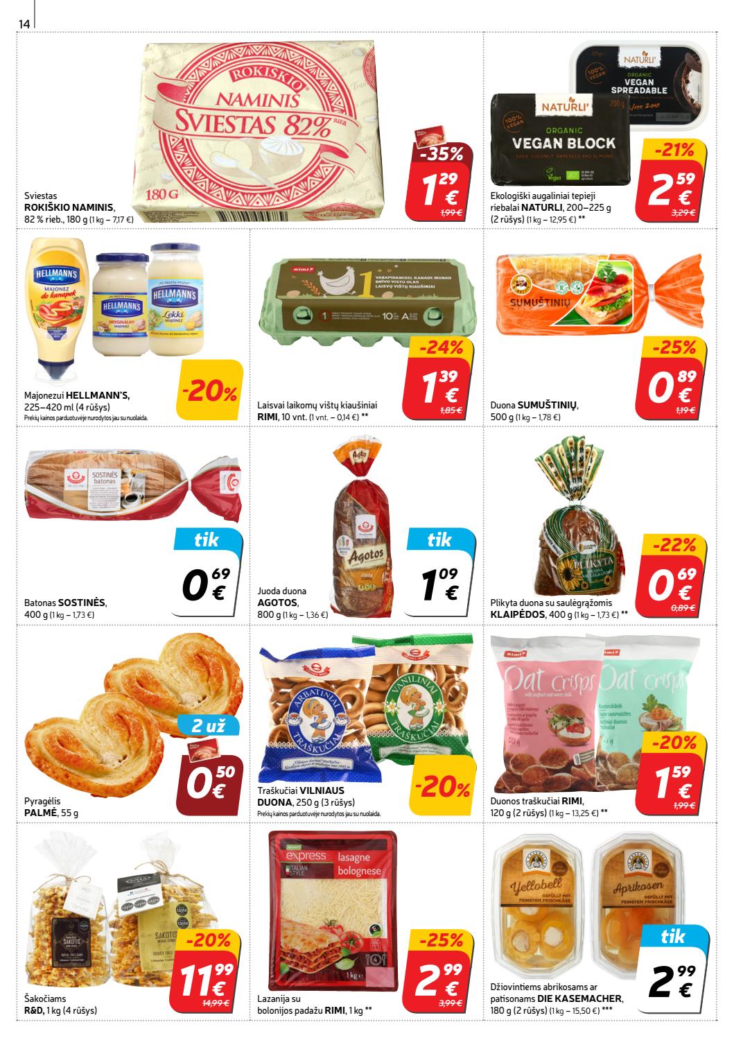 Rimi savaitinis leidinys akcijos nuo 
  2019-07-30 iki 
  2019-08-05 | Leidinukas.lt puslapis 14