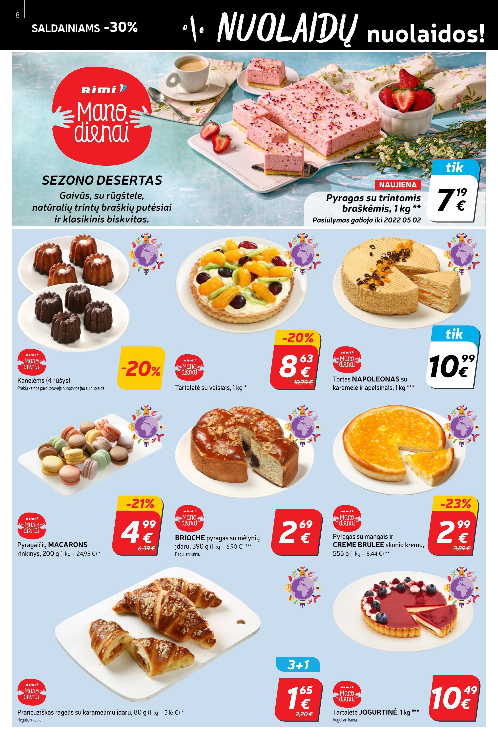 Rimi savaitinis leidinys akcijos nuo 
  2022-04-19 iki 
  2022-04-25 | Leidinukas.lt puslapis 8