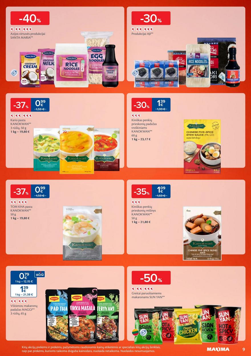 Maxima leidinukas akcijos nuo 
  2025-09-30 iki 
  2025-11-03 | Leidinukas.lt puslapis 9