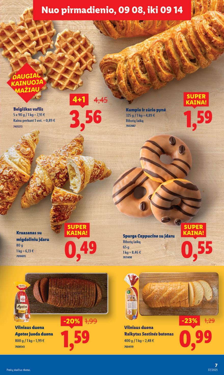 Lidl leidinys akcijos nuo 
  2025-09-08 iki 
  2025-09-14 | Leidinukas.lt puslapis 7