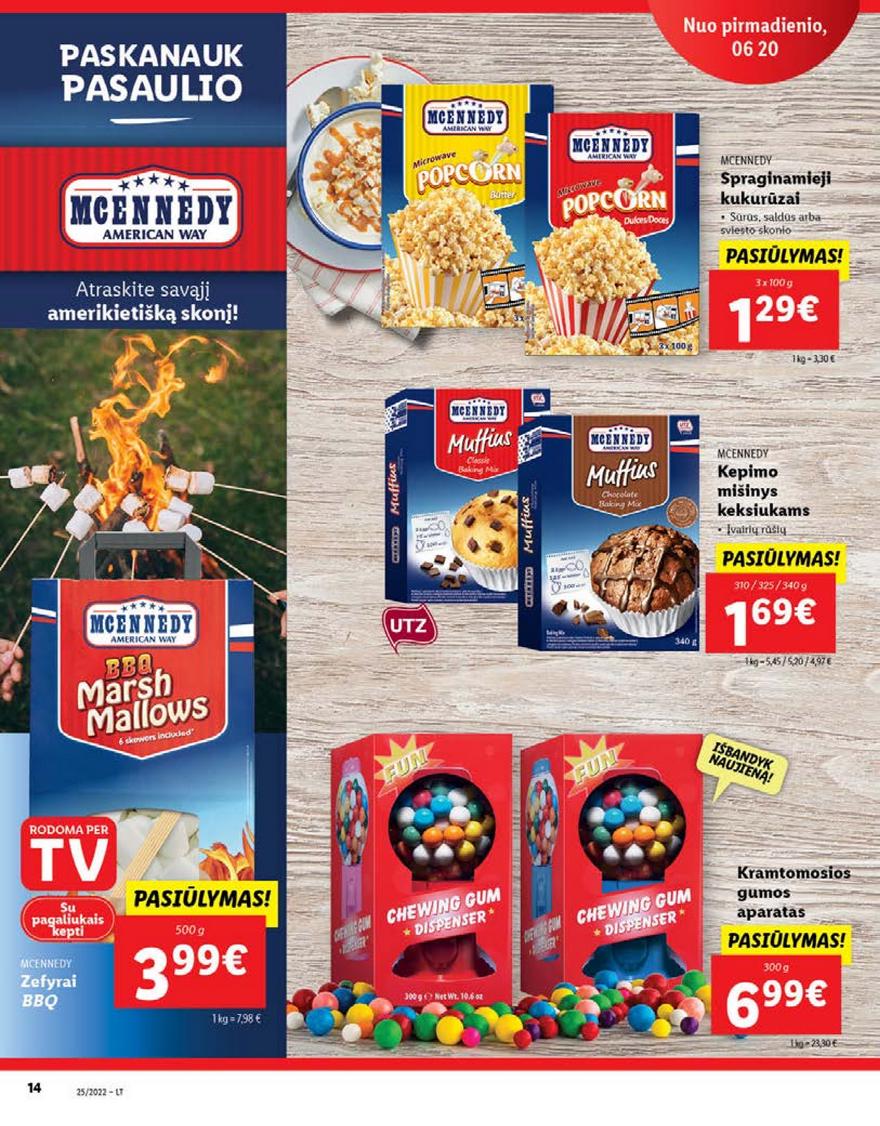 Lidl maisto prekių pasiūlymai akcijos nuo 
  2022-06-20 iki 
  2022-06-26 | Leidinukas.lt puslapis 14