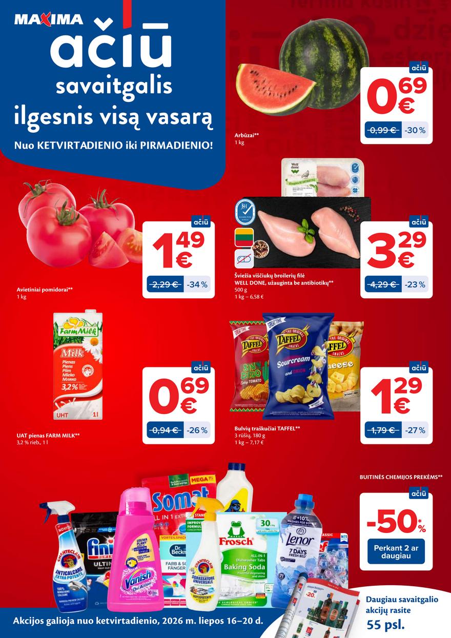 Maxima leidinys akcijos nuo 
  2026-07-14 iki 
  2026-07-20 | Leidinukas.lt puslapis 56