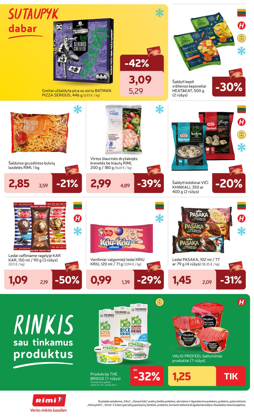 Rimi savaitinis leidinys  akcijos nuo 
  2025-07-29 iki 
  2025-08-04 | Leidinukas.lt puslapis 19