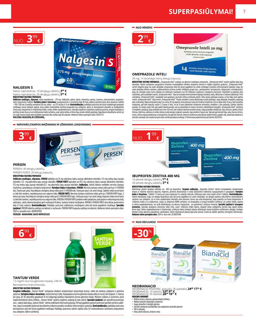 Gintarinės vaistinės leidinys akcijos nuo 
  2024-08-01 iki 
  2024-08-31 | Leidinukas.lt puslapis 7
