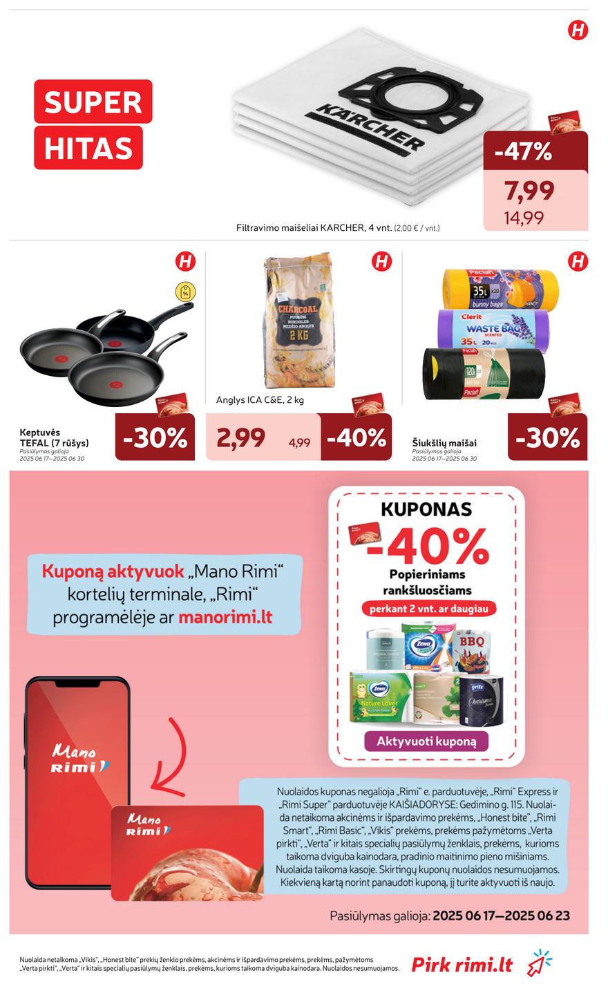 Rimi savaitinis leidinys akcijos nuo 
  2025-06-17 iki 
  2025-06-23 | Leidinukas.lt puslapis 32