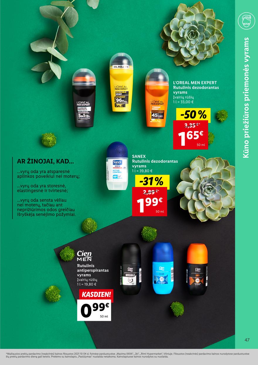 Lidl pasiūlymai akcijos nuo 
  2021-10-11 iki 
  2021-10-24 | Leidinukas.lt puslapis 47