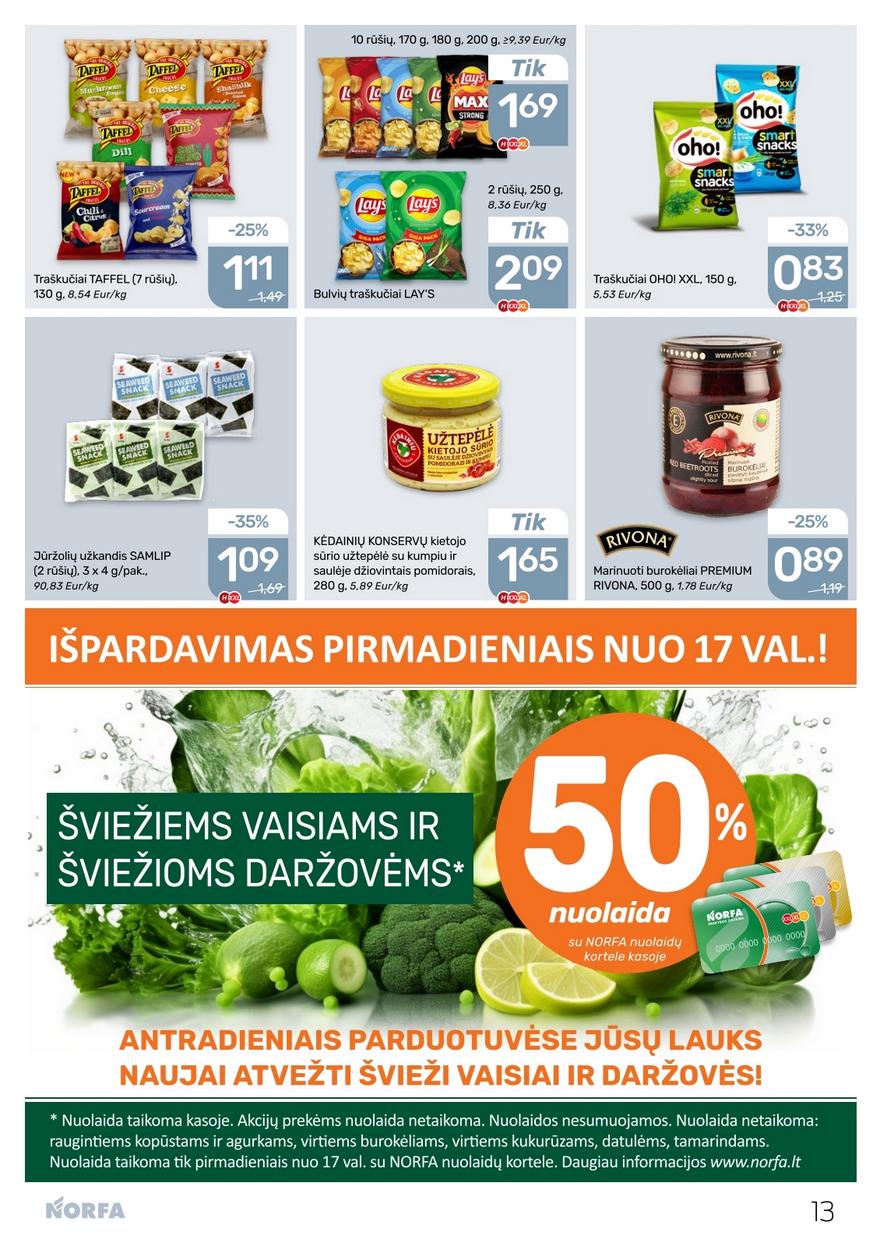 Norfos leidinys akcijos nuo 
  2026-06-25 iki 
  2026-07-08 | Leidinukas.lt puslapis 13