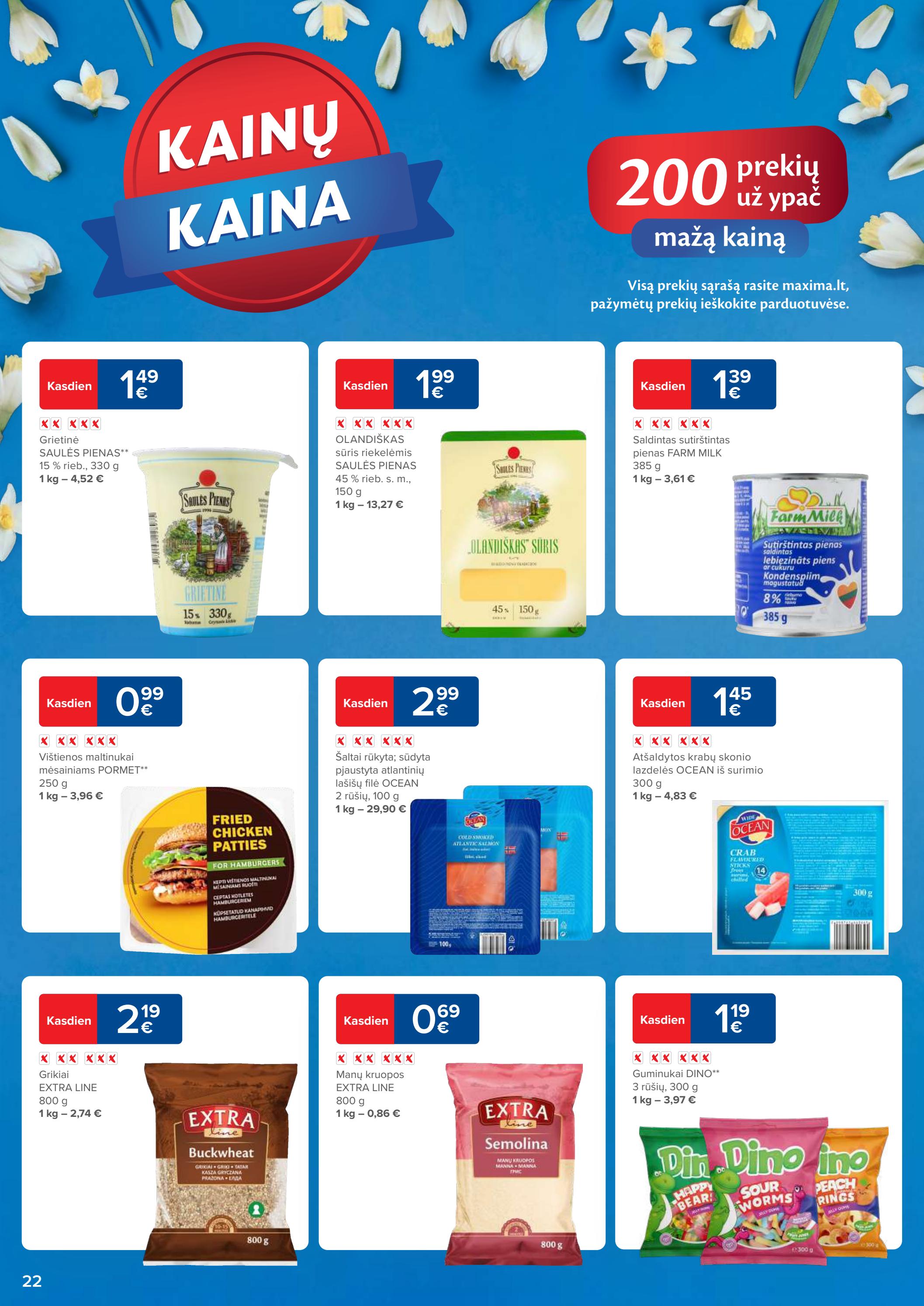 Maxima kaininis leidinys akcijos nuo 
  2023-04-04 iki 
  2023-04-10 | Leidinukas.lt puslapis 22
