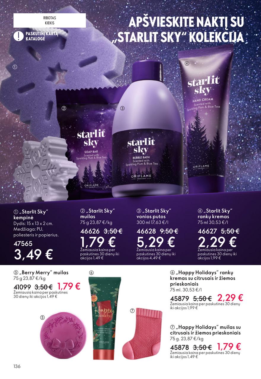 Oriflame katalogas akcijos nuo 
  2025-12-31 iki 
  2026-01-27 | Leidinukas.lt puslapis 136