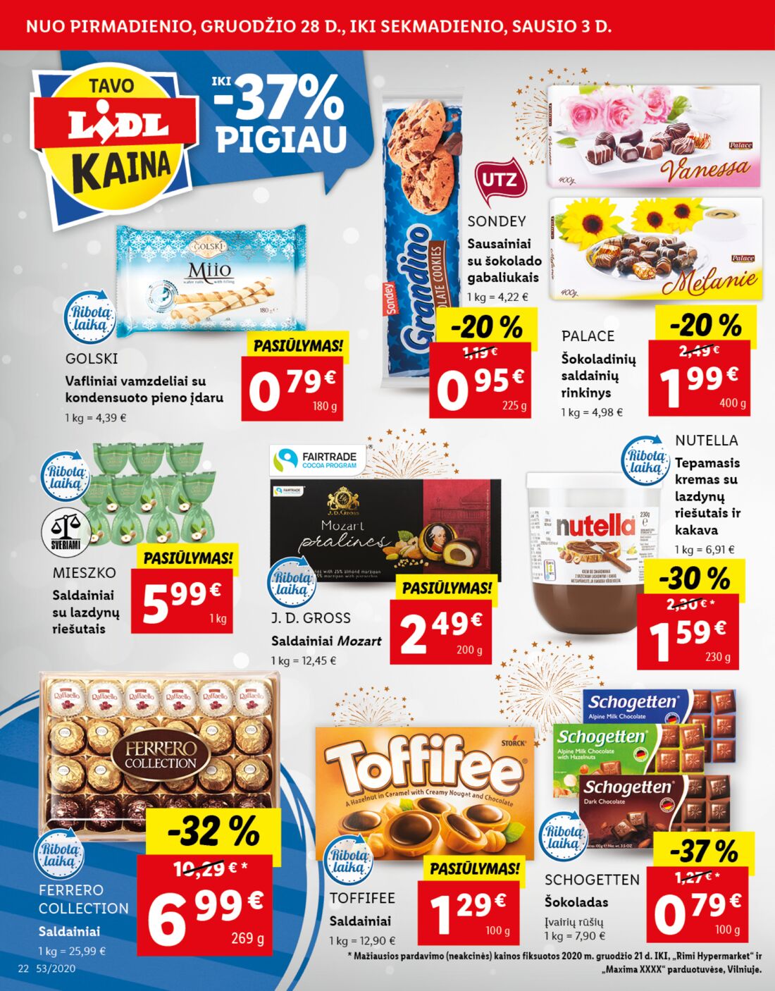 Lidl savaitinis leidinys akcijos nuo 
  2020-12-28 iki 
  2021-01-03 | Leidinukas.lt puslapis 22