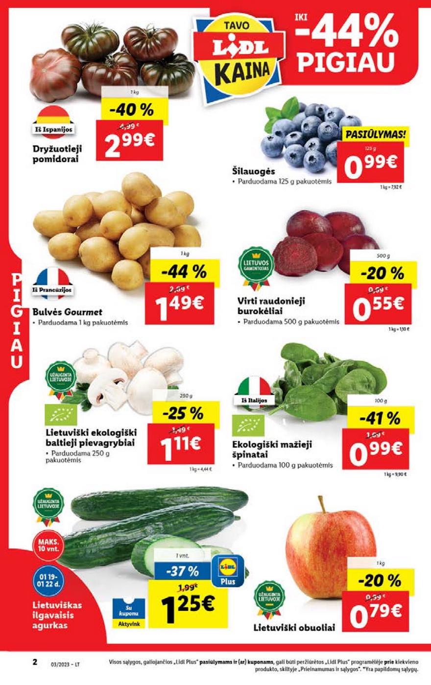 Lidl maisto prekių pasiūlymai akcijos nuo 
  2023-01-16 iki 
  2023-01-22 | Leidinukas.lt puslapis 2