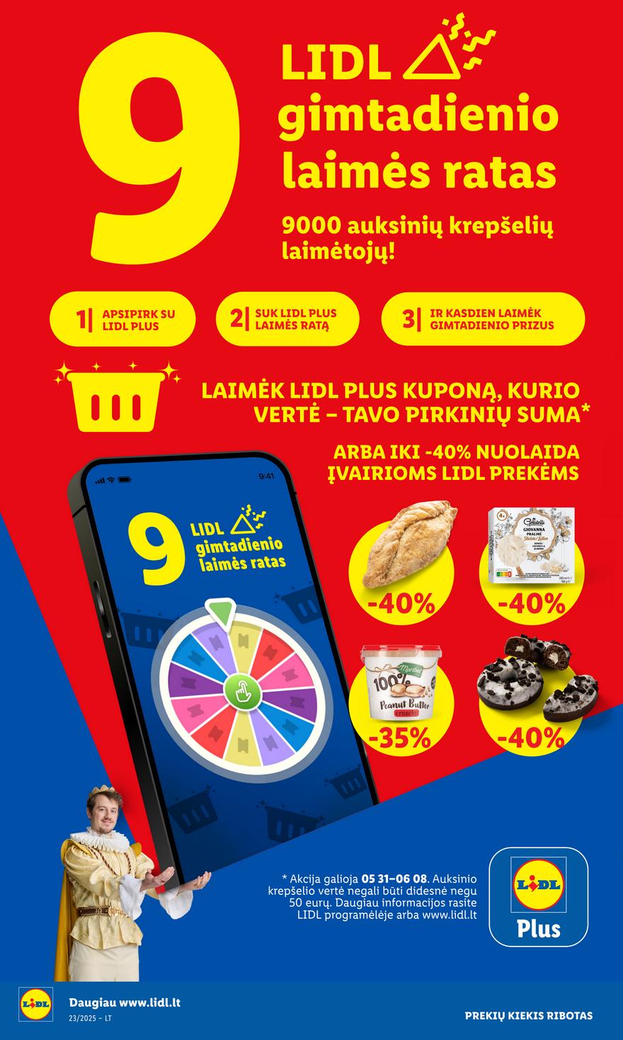 Lidl ne maisto leidinys akcijos nuo 
  2025-06-02 iki 
  2025-06-08 | Leidinukas.lt puslapis 6