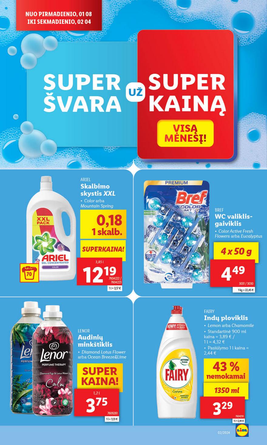 Lidl pasiūlymai akcijos nuo 
  2024-01-08 iki 
  2024-01-14 | Leidinukas.lt puslapis 32