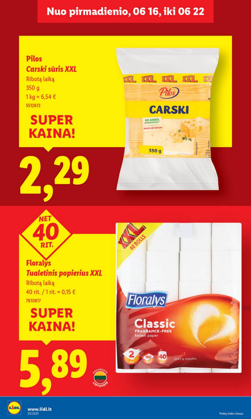 Lidl leidinys naujas akcijos nuo 
  2025-06-16 iki 
  2025-06-22 | Leidinukas.lt puslapis 22