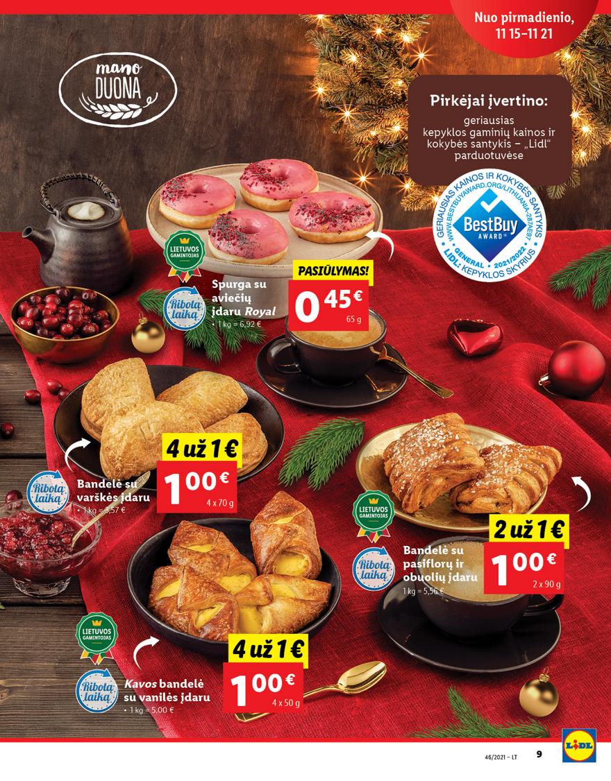 Lidl maisto prekių pasiūlymai akcijos nuo 
  2021-11-15 iki 
  2021-11-21 | Leidinukas.lt puslapis 9