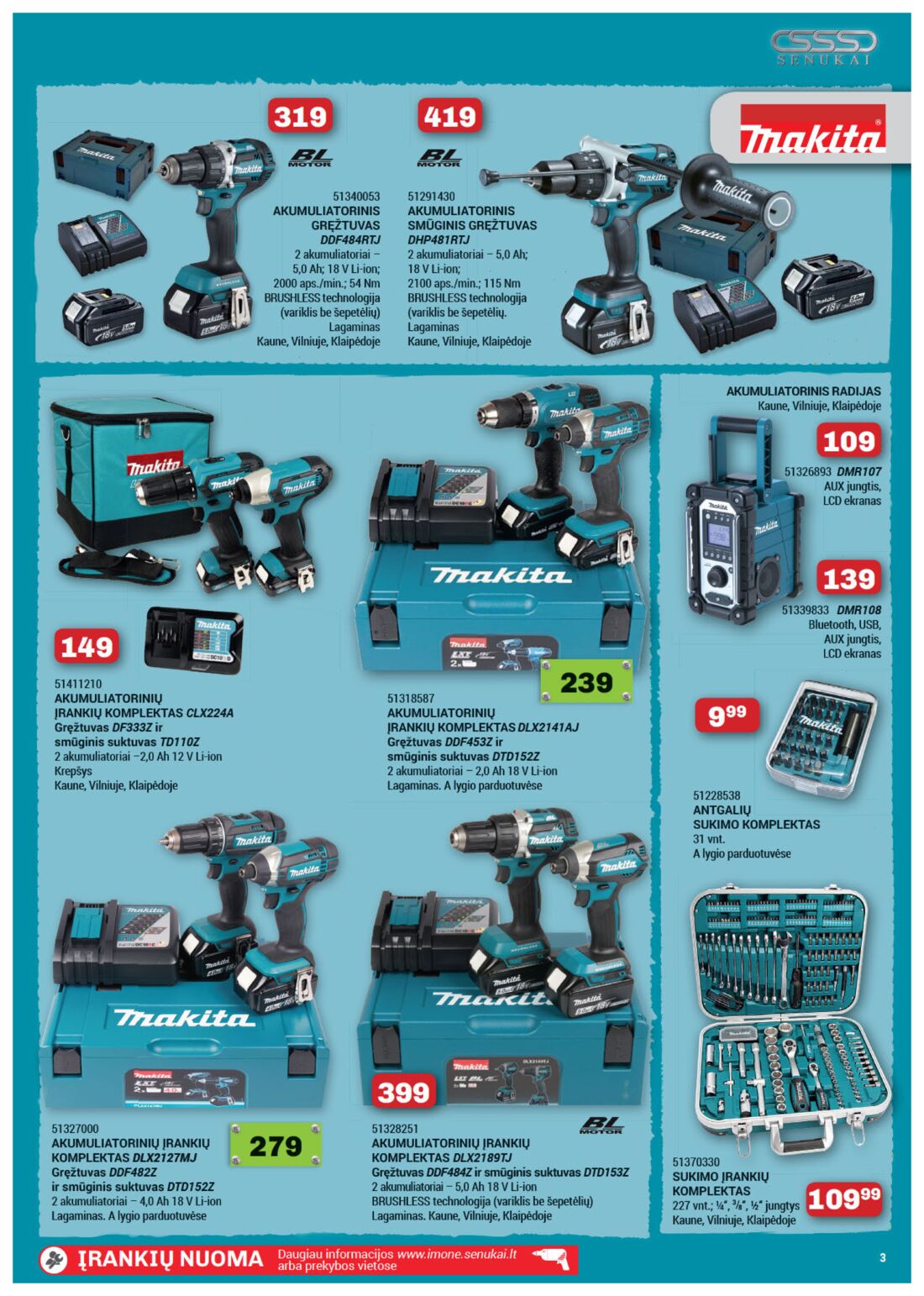 Senukai reklaminis leidinys akcijos nuo 
  2019-09-12 iki 
  2019-09-28 | Leidinukas.lt puslapis 3
