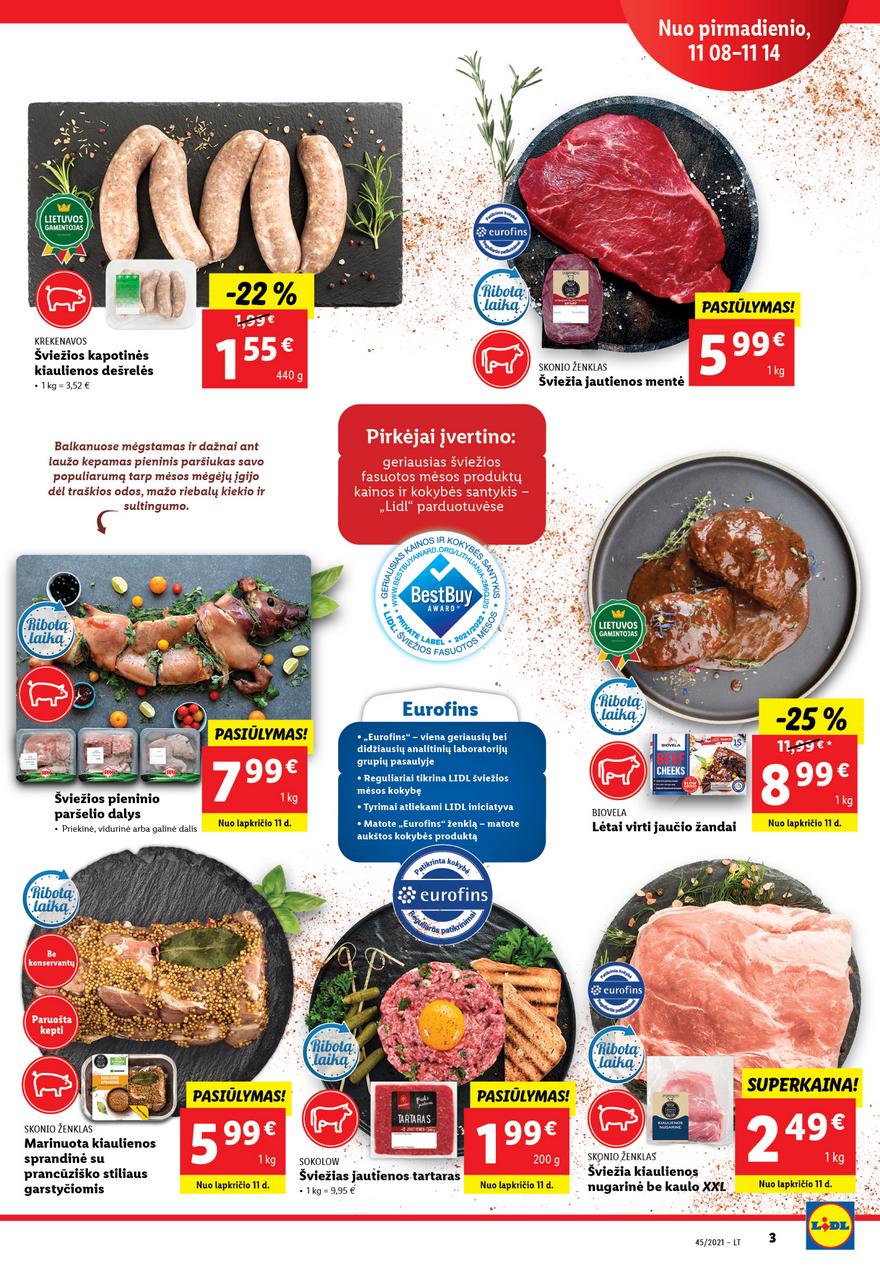 Lidl maisto prekių pasiūlymai akcijos nuo 
  2021-11-08 iki 
  2021-11-14 | Leidinukas.lt puslapis 3
