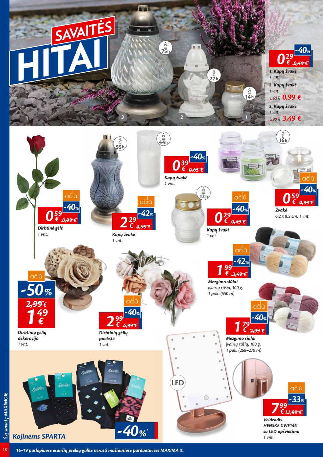 Maxima kaininis leidinys akcijos nuo 
  2019-09-17 iki 
  2019-09-23 | Leidinukas.lt puslapis 18