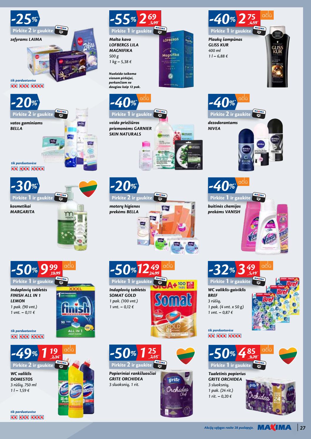 Maxima kaininis leidinys akcijos nuo 
  2020-07-28 iki 
  2020-08-03 | Leidinukas.lt puslapis 27