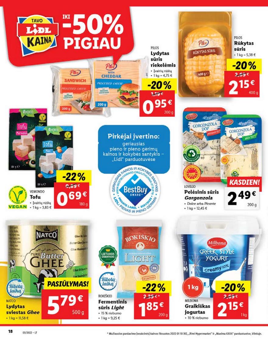 Lidl maisto prekių pasiūlymai akcijos nuo 
  2022-01-17 iki 
  2022-01-23 | Leidinukas.lt puslapis 18
